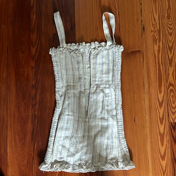 Striped Ruffle Mini Dress - Picture 3 of 3